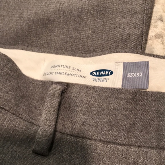 Old Navy Men’s Signature Slim Dress Pant - Picture 3 of 4